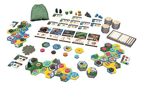 Juego De Mesa Cascadia Landmarks Expansión Aeg Inglés