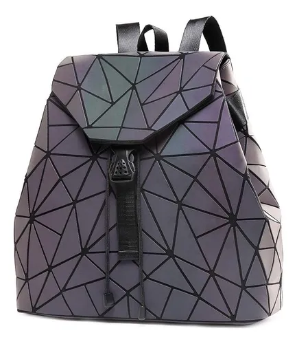 Mochila holográfica geométrica hotsell
