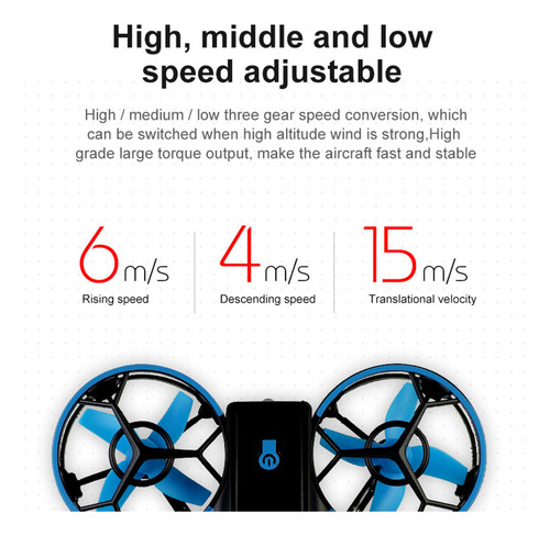 Drone Quadcopter Hold Con Luz De Navegación