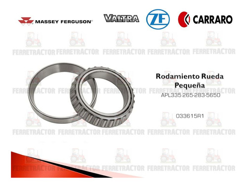 Rodamiento Rueda Peq Zf Apl335 Massey Ferguson 265-283-5650