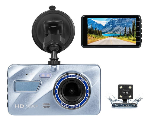 Cámara Dash Camera 4k Full Hd De 170 Ángulos Para Coche