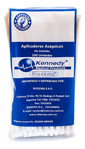 Aplicadores Aséptico X 100 Unds