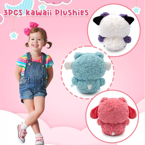 . Boneco De Pelúcia Kuromi My Melody Cinnamoroll, 3 Peças