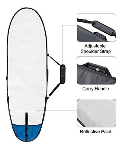 Imagen 4 de 8 de Fundas Wonitago Bolsa Para Tabla De Surf Funda Para Tabla De