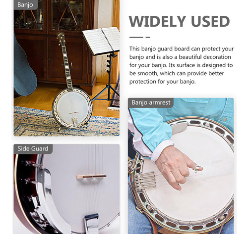 Tabla De Protección Para Banjo, Placa Protectora Resistente
