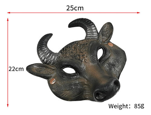 Bc Máscara De Cosplay De Toro Máscara De Miedo De Halloween