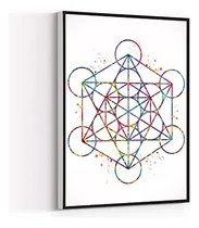 Comprar Cuadro Metatrón Cubo Sagrado Geometría Inspiración Decoració