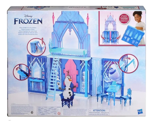 Frozen 2 Palacio Portátil De Hielo De Elsa Hasbro Juguete