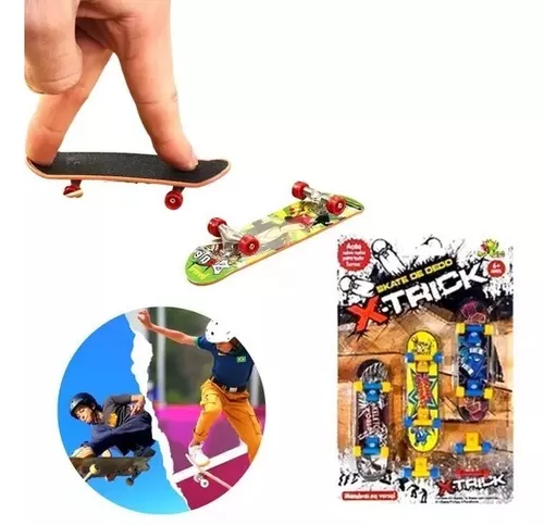 Pista Skate De Dedo Fingerboard Brinquedo Infantil Presente em