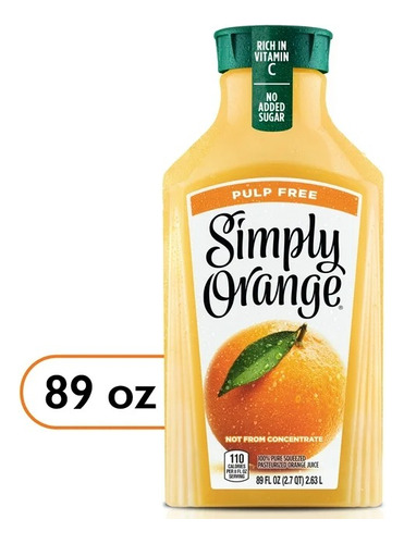 Simply Jugo De Naranja 2.63 Litros Jugo Americano