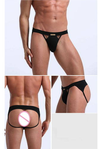 Calzoncillos De Cintura Baja De Moda Para Hombre De Color Só