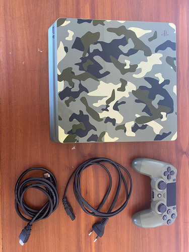 Playstation4® Slim 1tb Edición Limitada + Control Army Green