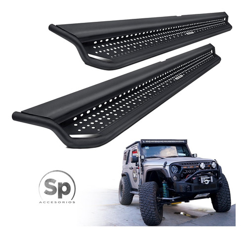 Estribos Dominator D1 Go Rhino Jeep Jk 07/18 2 Puertas