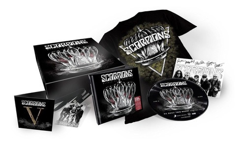 Box 2 Cds Lp Camiseta Scorpions - Return To Forever 50 Anos