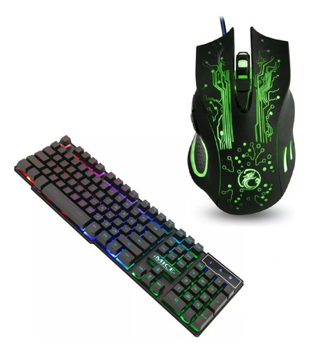 Combo Gamer Gaming Premium Teclado + Mouse Para Pc