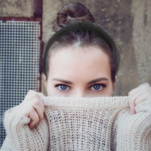 2 Diademas Anchas A La Moda, Diadema Anudada Para Mujeres Y