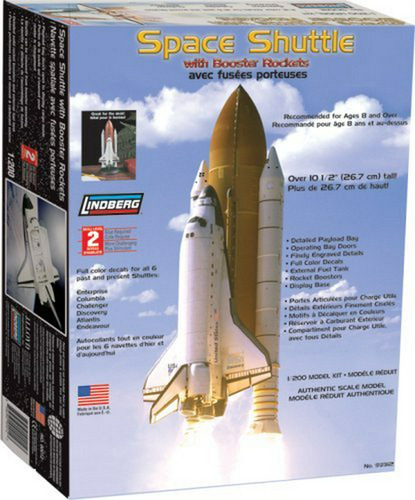 Modelos - Lindberg Space Shuttle With Boosters 1:200 Scale P