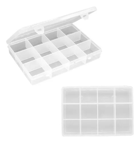 Cajas Plastica Con 12 Divisiones Organizadora Bijou