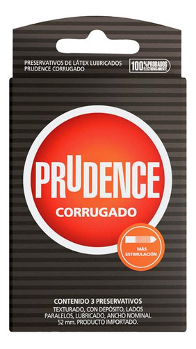 Prudence Preservativo Corrugado 3 Uni