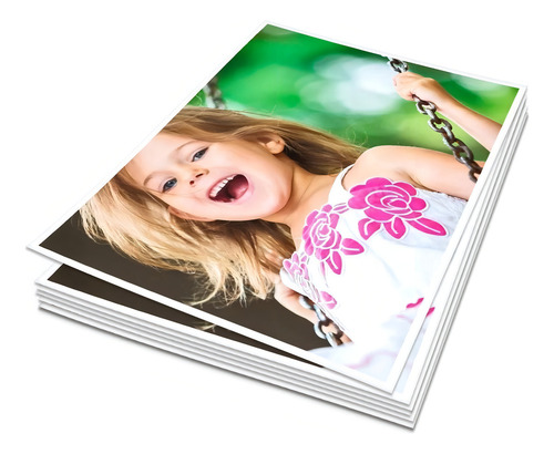 Papel Fotográfico A4 Glossy 180gr Cor Branco
