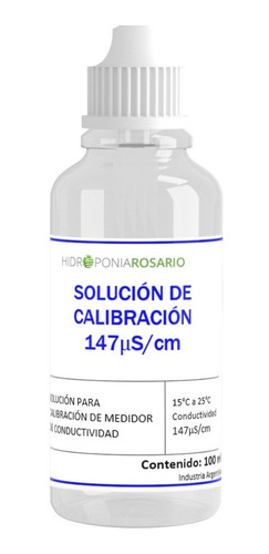 Solución De Calibración 147 Us/cm P. Conductimetro 100 Ml