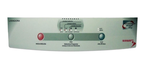 Kit Placa Interface Lavadora Smart Bwm06a + Painel Adesivo 127/220v