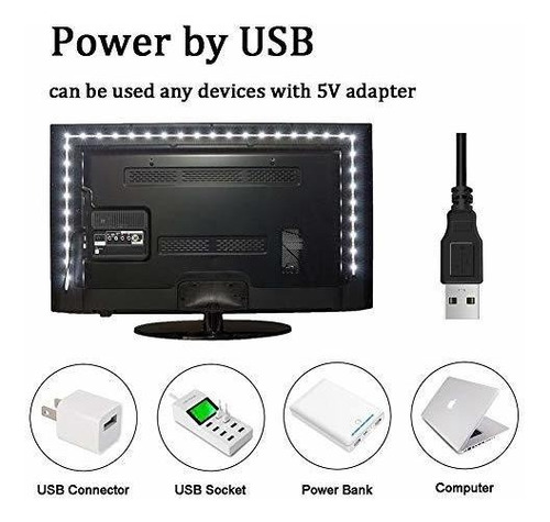 Tira Led Para Tv Jennten Multicolor 110v