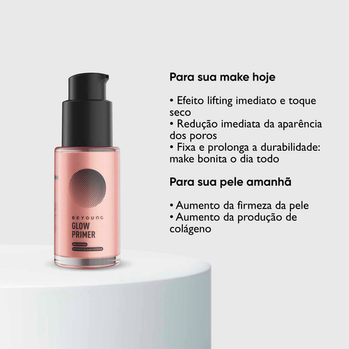Kit Beyoung 1 Glow Primer Rose E 1 Stick Incolor Fps 80
