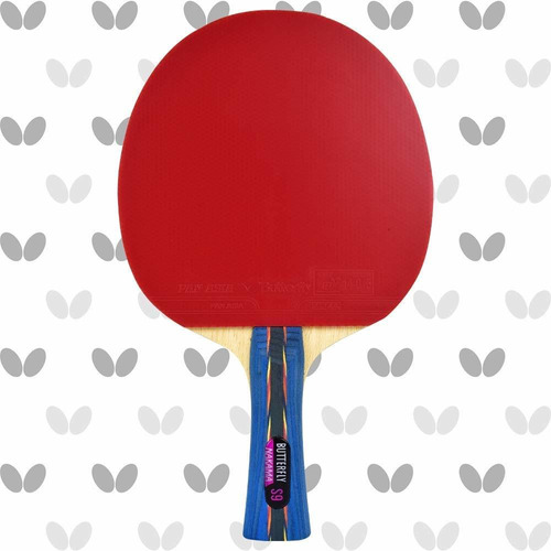 Tenis Mesa  Paddle Ping Pong Raqueta Pan Asia Capa Gruesa 2