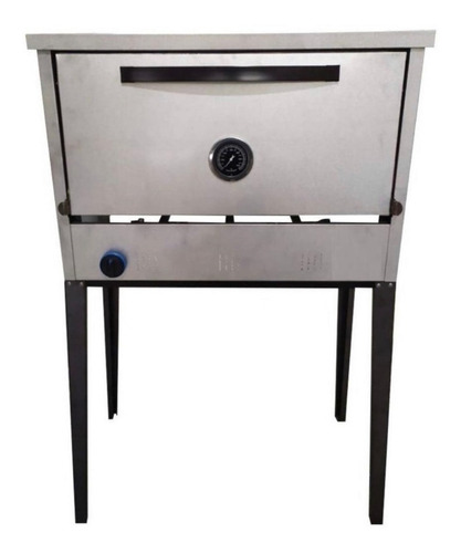 Horno Pizzero Rotisero 12 Moldes Cincalum Frente Acero Inox.