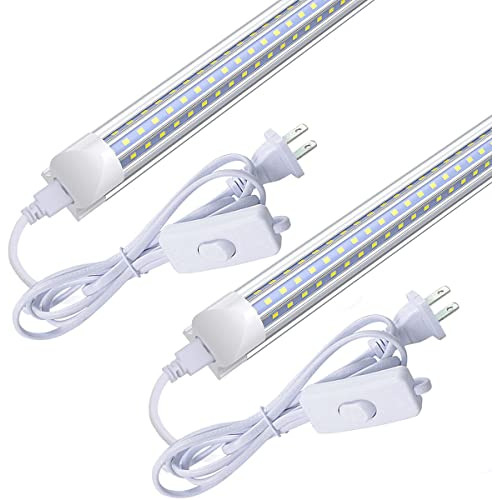 2ft Luz Led De Taller Cnsunway, 24w, 5000k, Tubo De Luz...