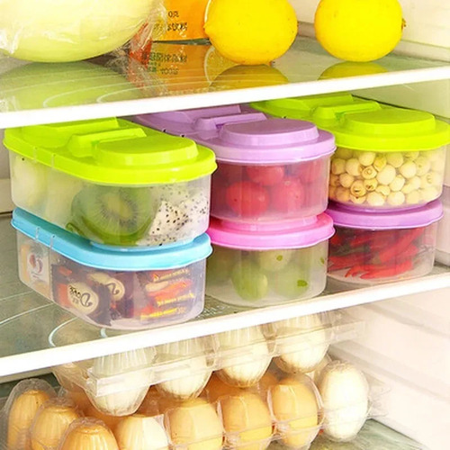 Lonchera Portátil Para Niños Con Contenedor De Comida De Plá