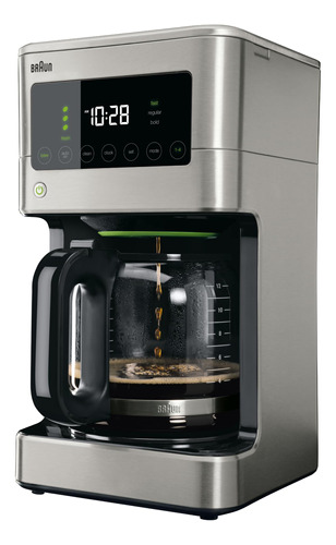 Braun Brewsense - Cafetera De Goteo De 12 Tazas, Acero Inox.