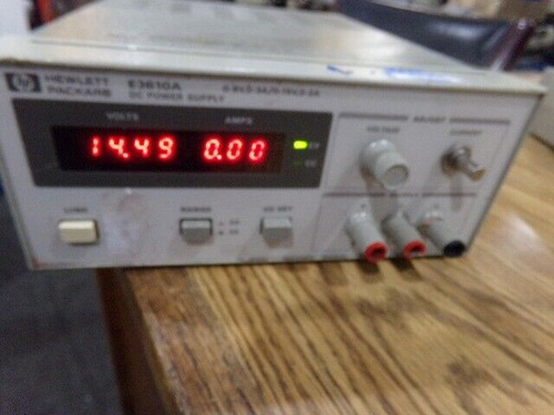 Hewlett Packard Model: E3610a.  0-8v Dc Power Supply.  M Tty