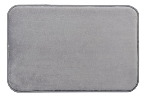 Tapete De Baño Kaiya Memory Foam 40x60 Cm Gris/azul