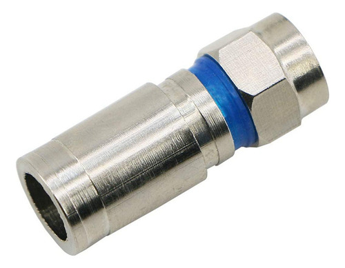 Conector Coaxial Coaxial De Compresión Rg6 F Para Sa -