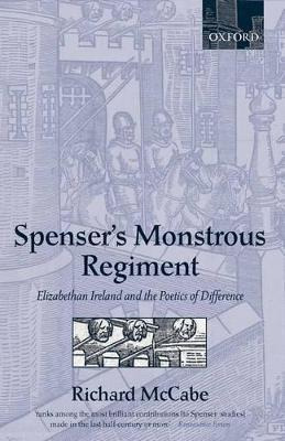 Libro Spenser's Monstrous Regiment - Richard A. Mccabe