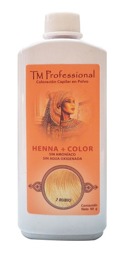 Henna Natural En Polvo Color Tm Professional 90 Grs 