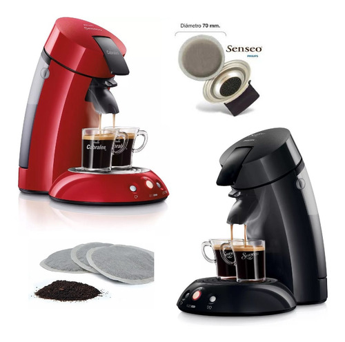 Imagen 4 de 6 de Cafe Cabrales Super Hd1280 Philips Senseo Capsula