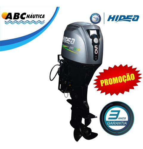 Motor De Popa Hidea 50hp 4t - Comando Distancia  