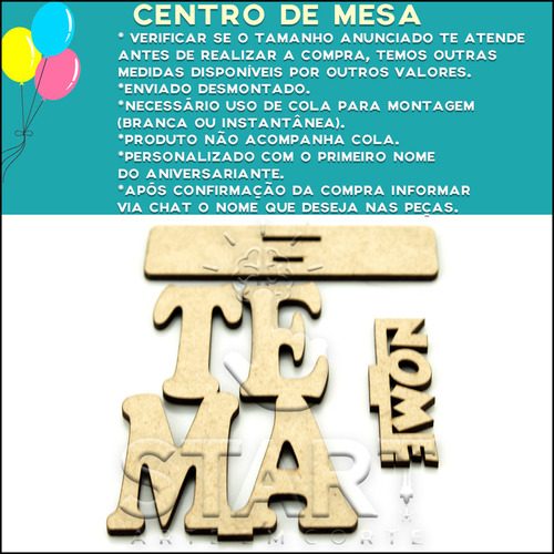 1 Enfeite De Mesa Grávida Chá De Bebê Mod9 Mdf Festa 20cm