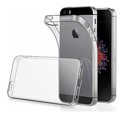 Carcasa Ultra Slim De Silicona Trasparente iPhone SE/5s/5/5c