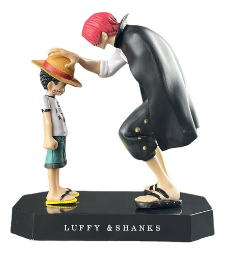 Modelo De Adorno Del Pirata Luffy Y La Pelirroja Shanks