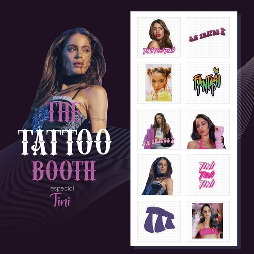 Tatuajes Temporales Argentina Tini 