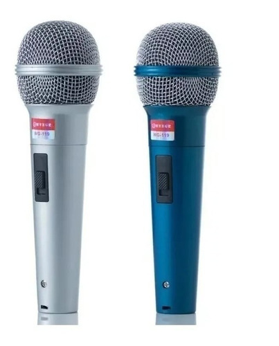 Set Microfono Doble Pack X2 Audio Karaoke + Cable Profesiona
