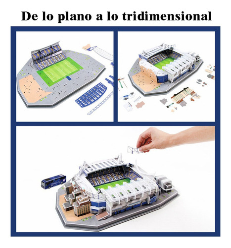 M Rompecabezas 3d Del Estadio Stamford Bridge Del Chelsea