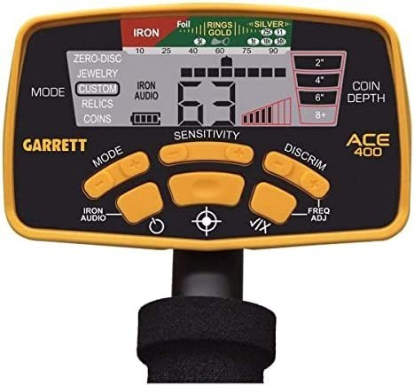 Detector De Metales Garrett Ace 400 Con Bobina Resistente Al