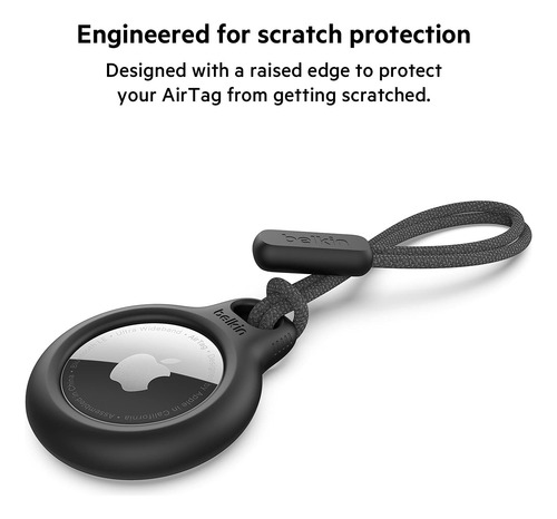 Soporte Seguro Airtag Belkin Con Correa Para Apple Airtag