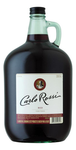 Pack De 2 Vino Tinto Carlo Rossi Red 4 L