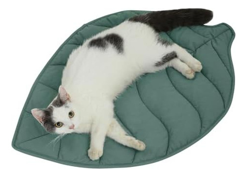 Bonita Cama Para Gatos En Forma De Hojas 27 6 X 19 7 Pulgada